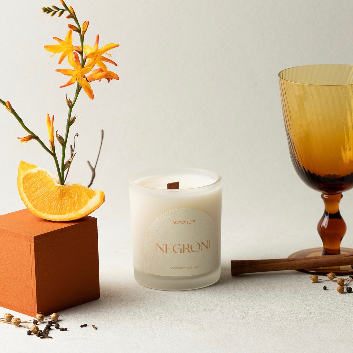 Negroni scented candle