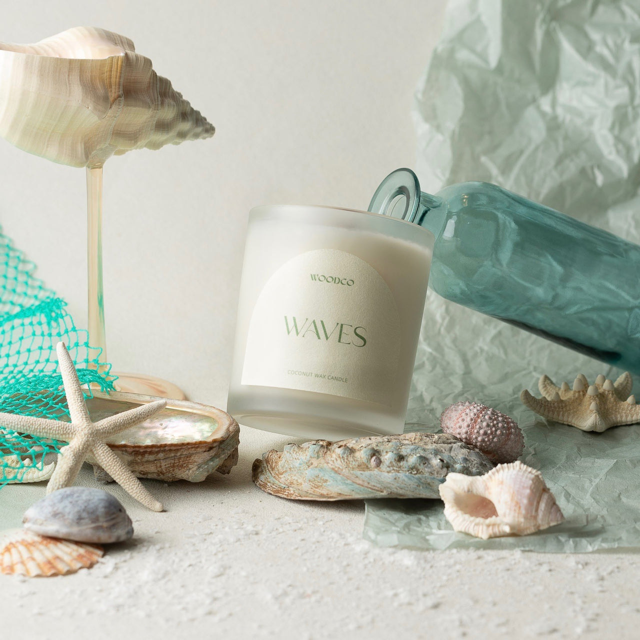 Waves scented candle