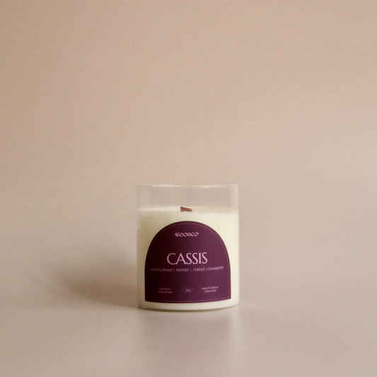 Cassis scented candle