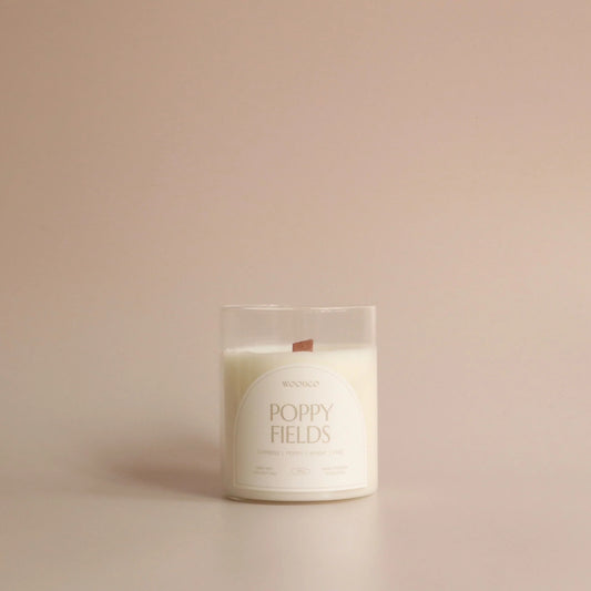 Poppy scented candle