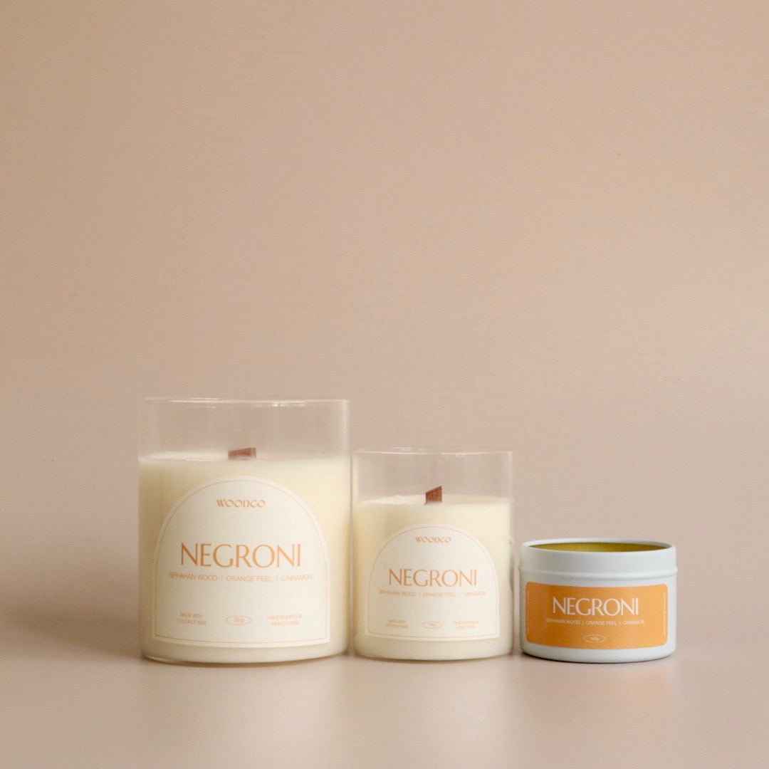 Negroni scented candle